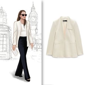 NWT Zara Inverted Lapel Blazer